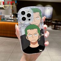 เคส Apple Iphone 11 Pro Max Iphone 12 Pro Max Iphone 13 Pro Max Iphone 14 Pro Max 14 Plus Iphone 15 Pro Max 15 Plus แฟชั่นอะนิเมะตัวอักษร Luffy Solon เคสป้องกันกล้องซิลิโคนนิ่มกันกระแทกฝาหลัง