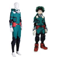 [spot] my hero academy battle dress green valley long cos battle dress uniform Cosplay✖⊕