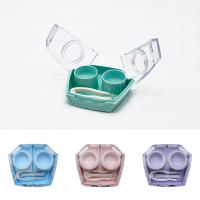 Lens Storage Case Lens Box Lens Storage Container Contact Lens Case Cool Lens Box Scissors Door Shape