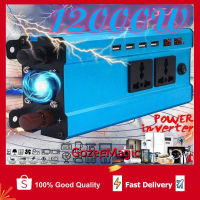 ️อินเวอร์เตอร์ไฟฟ้าของแท้️ 12000W Original Solar Inverter รถอินเวอร์เตอร์ DC 12V/24V/48V/60V AC 220V อินเวอร์เตอร์ไฟฟ้า LED อัจฉริยะจอแสดงผลดิจิตอล USB อินเทอร์เฟซ Sine Wave ตัวแปลงแรงดันไฟฟ้าอะแดปเตอร์ home กลางแจ้ง travel multifunctional Transformer