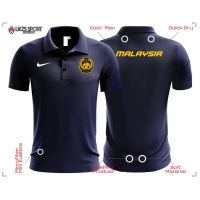 Malaysia Travel Jersey DX2 Football Futsall Polo Team Wear Top Apparels Microfiber Baju Berkolar Player Top