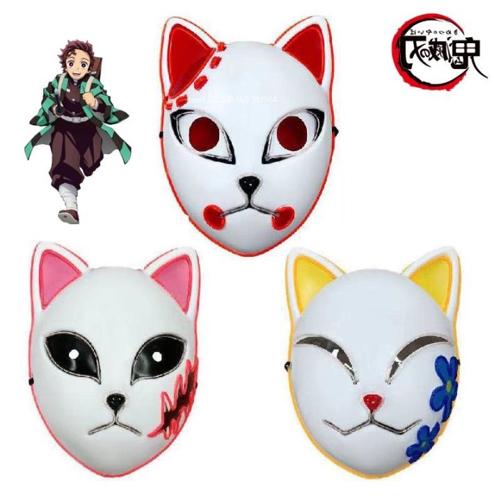 【Ready Stock😎】 Anime Demon Slayer Tanjiro Mask Kimetsu No Yaiba Mugen ...