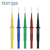 QSS 2PCS Test Pin 1MM Test Probe Tips Electrical Connector 4MM Female Banana Plug Multi-meter Needle Q.30011