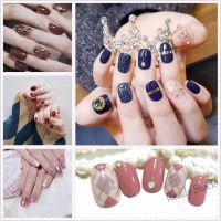 【hot sale】 ❇❈♕ B50 DA171-185 3D Nail Sticker Cartoon Gold foil Fashion DIY Waterproof Nail Art Manicure