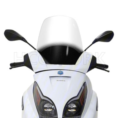 อุปกรณ์มอเตอร์ไซค์กระจก Hd ใสเพิ่มความสูงขยายรุ่นอัพเกรดสำหรับ Piaggio X7