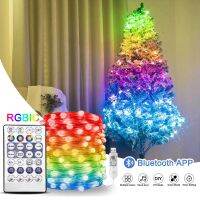 USB addressable LED String Lights RGB with Smart Bluetooth App Control Decor Aesthetic Christmas Decorations 5V LED Strips