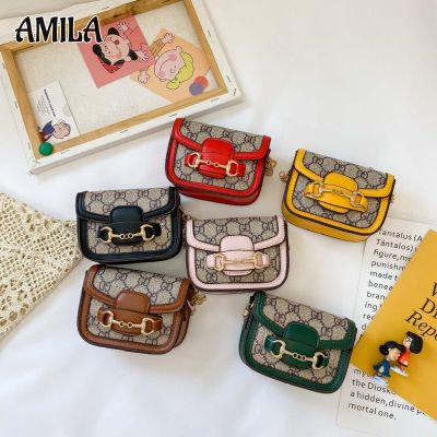 AMILA กระเป๋าเอกสารขนาดเล็กเด็ก,กระเป๋าสะพายไหล่ของขวัญแฟชั่นสไตล์ตะวันตกระดับไฮเอนด์สำหรับผู้หญิง