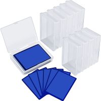 15 Pack Playing Card Box Trading Card Case Card Storage Organizer Clear Card Case Empty Storage Box for Gaming Cards