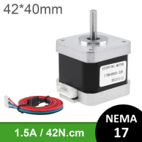 Nema 17 Stepper Motor 42มอเตอร์40มม. 42N.ซม. 3D เครื่องพิมพ์มอเตอร์สำหรับอุปกรณ์อัตโนมัติเครื่องแกะสลัก CNC 3D ชิ้นส่วนเครื่องพิมพ์