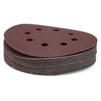 10/20pcs 5 Inch 8 Hole Round Sandpaper 125mm Flocking Sanding Discs Hook And Loop Sand Sheets Grit 40-2000 Polishing Stick Plate