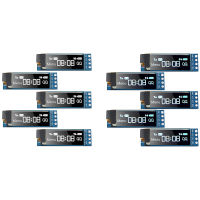 5 Pieces I2C Display Module 0.91 Inch I2C OLED Display Module Blue I2C OLED Screen Driver DC 3.3V-5V