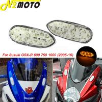 รถจักรยานยนต์ LED Flush Mount ไฟเลี้ยวสัญญาณไฟกระพริบ Flasher ไฟ E8สำหรับ Suzuki GSXR GSX-R 600 750 1000 2005-2016 2006