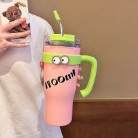 Internet celebrity summer cold-keeping ice bully cup food grade insulation cup large-capacity water cup boys and girls high-value cup straw cup