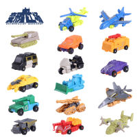 16Pcs Deformation Cars Toys Super Mini Transformation Robot Car Model Random Color Transform Plane Chariot Figure Toys CT0342
