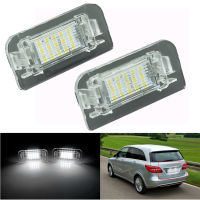 2ชิ้นรถยนต์ LED จำนวนไฟป้ายทะเบียนสำหรับ Benz B-Class W246 W242 Canbus