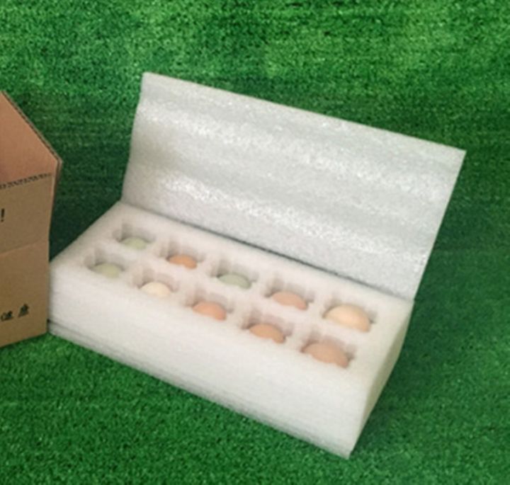 250x110x75mm-epe-foam-for-10-holes-eggs-packaging-materials-packing-pallet-egg-storage-box-pallet-tray-holder