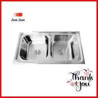 ซิงค์ฝัง 2 หลุม AXIA PP 8550 สเตนเลสBUILT-IN SINK AXIA PP 8550 2B STAINLESS STEEL **คุณภาพดี**