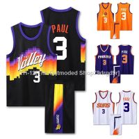 ☫✼☾ NBA Jersey Phoenix Suns No.3 Paul Quick dry Basketball Jersey Set