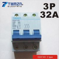 3P 32A 400V 50HZ/60HZ Circuit breaker MCB C type