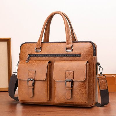 ◘✵ Mens Big Bag Shoulder Handbag Casual Fashion Business Bag Briefcase