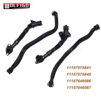 WOLFIGO LH RH For BMW X5 X6 550i 650i 750i N63 Crankcase Breather Valves &amp; Hoses 11157575641,11157575640,11157646086,11157646087