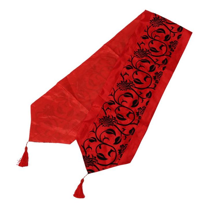 fashion-accessories-flower-tablecloth-table-runner-tables-cloth-wedding-kitchen-utensils-christmas-xmas-home-decor-party-supplies-dark-red