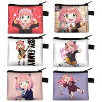 ♈﹍ Japanese Anime Spy x Family Print Coin Purse Harajuku Anya Mini Money Bags Credit ID Card Holder Cute Coin Bag Gift