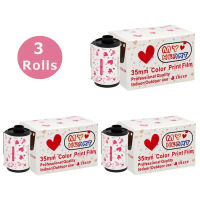 3 Rolls (12 ExposureRoll) 35mm Color Print Film R Sweetheart Film 135 Format Negative Film Suitable For 35mm Camera ISO 400