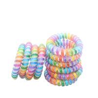 10Pcs Colorful ephone Wire Line Elastic For Ties Scrunchy Spring Band Gum Accessories Hair Rubber Rope