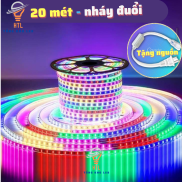 20 mét tặng nguồn- dây đèn led nháy đuổi chip 2835