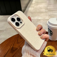 เคสโทรศัพท์ สำหรับ IPhone 11 XR 12 13 14 Pro Max 6 7 8 15 Plus X XS Max SE สีขาว กรณีป้องกัน โทรศัพท์มือถือเปลือก