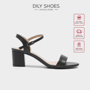 Giày Sandal Cao Gót DILY Thời Trang Gót Vuông 5cm_AA0295