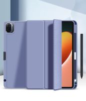 เคสแท็บเล็ตซิลิโคนกันกระแทกสมาร์ทสำหรับแผ่น Xiaomi 6 Pro Pad 5 Pro 2023 2021 11นิ้วพร้อมฝาครอบเคสที่ใส่ดินสอ