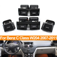 ด้านหน้า Dashboard เครื่องปรับอากาศ AC Vent Grill Outlet สำหรับ Benz C Class C180 C200 C220 C230 260 300 2007-2011