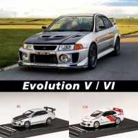 Hoy โมเดลของเล่นจากญี่ปุ่น1:64 LANCER GSR Evolution V VI 5 6 TME Zero Fight โมเดลรถยนต์ Diorama ขนาดเล็ก