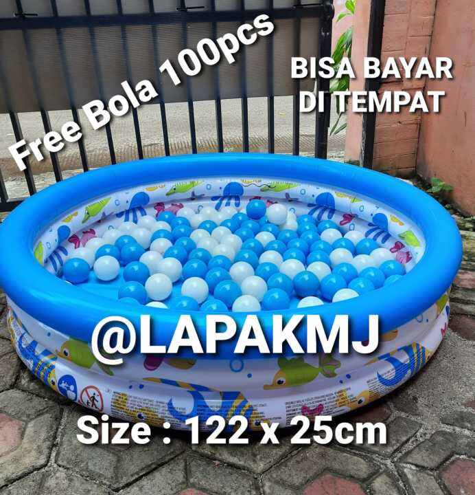 Bestway Kolam Renang Anak Mandi Bola Ocean Pool 122 X 25 Cm + Mandi ...