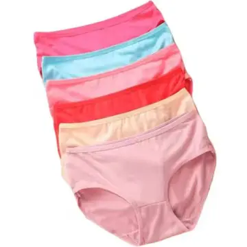 BIGFASHION inspire V shape stripe prints cotton panty plus size underwear