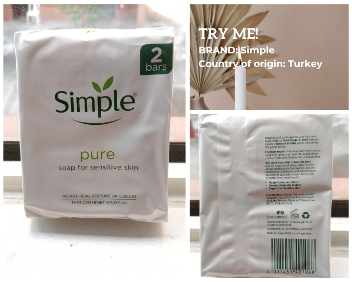 Simple Pure Soap for Sensitive Skin (pack of 2) Lazada PH