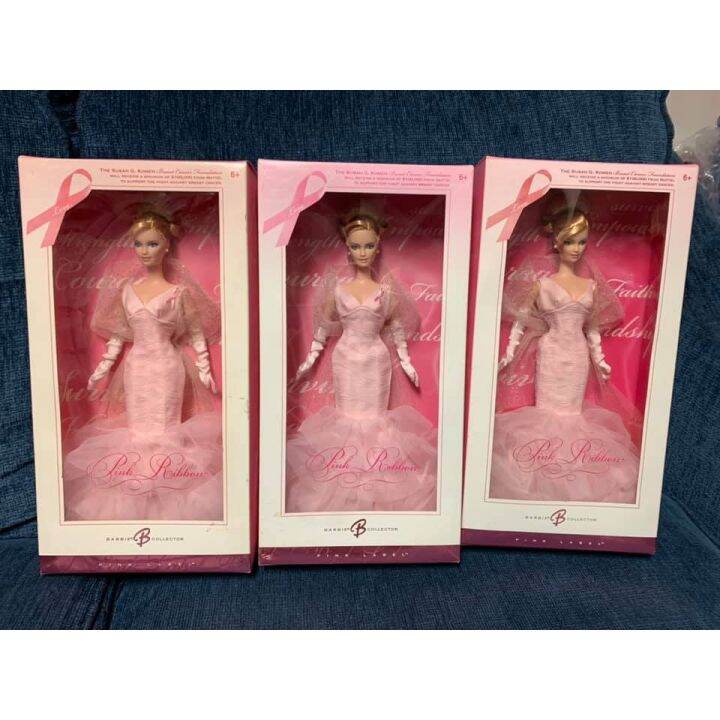 pink ribbon barbie doll value