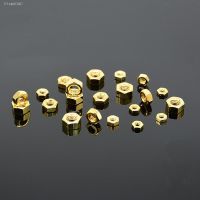 ♝ Hex Nuts Titanium Plating Gold Carbon Steel Hexagon Nuts Metric M2 M2.5 M3 M4 M5 M6 Fasteners Hardware Tools 1/5/10/20/50pcs