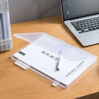 [COD] paper folder transparent binder multi-function information book business office bill storage box