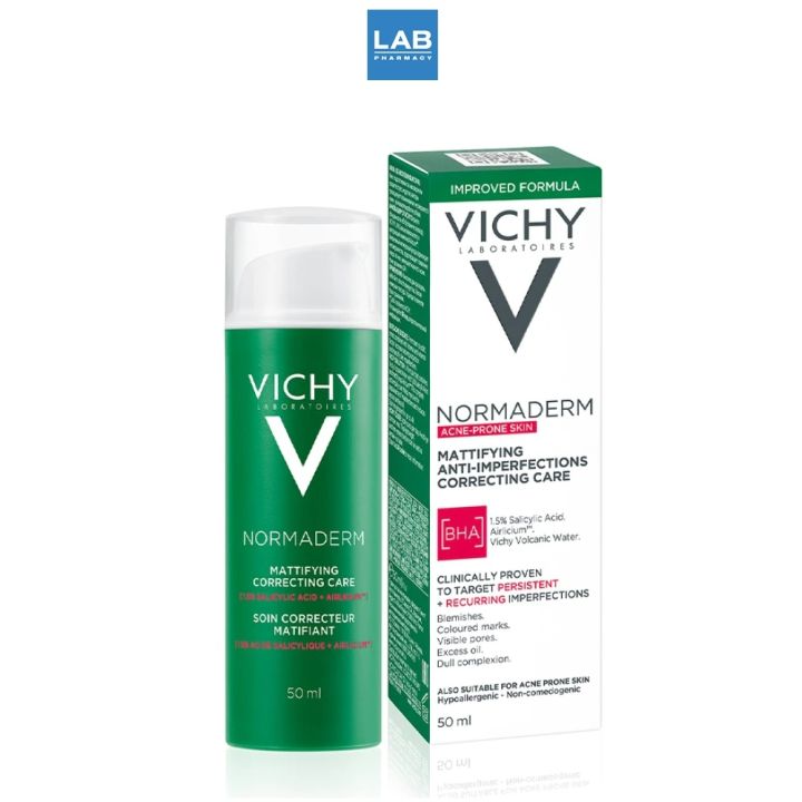 vichy-normaderm-correcting-anti-blemish-care-50-ml-ครีมบำรุงผิวสูตรงกลางวัน-สำหรับผู้ที่มีปัญหาสิว-ขนาด-50-ml