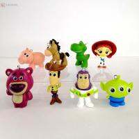 ASYMME สำหรับเด็ก พีวีซี หมูแฮมม์ ม้า bullseye หมี lotso เอเลี่ยน Lightyear JESSIE เครื่องประดับตั้งโต๊ะ ไดโนเสาร์เร็กซ์ โมเดลของบ๊อบบี้ ตัวเลขการกระทำ โมเดลฟิกเกอร์ รูปแบบการเก็บ