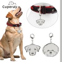 ✽◄◕ Personalized Pet ID Tag Keychain Engraved Pet ID Name for Cat Puppy Dog Collar Tag Pendant Keyring Pet Accessories Animal Avatar