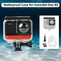 ☂♗ For Insta360 One RS Waterproof Case Underwater Anti-drop Protective Guard Diving Shell Housing Cover Protector Accessories