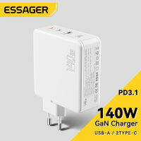 140วัตต์ GaN ชาร์จ2ประเภท-C 1 USB-A 3พอร์ต GaN หัวชาร์จอย่างรวดเร็ว AC110-240V สหรัฐ Eu สหราชอาณาจักรเสียบสำหรับ หัวเว่ยศัพท์แท็บเล็ตพีซี