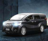 โมเดลรถยนต์ TOYOTA ALPHARD  CAR MODEL  ทำจากเหล็ก สัดส่วน 1:24 ประตู ฝากระโปรง เปิดปิดได้เหมือนจริง ล้อฟรีสามารถสไลด์วิ่งได้เหมือนจริง มีไฟ มีเสียงหมือนจริง M9230-1