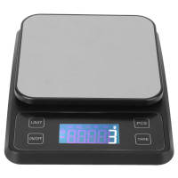 5kg/1g Portable Mini Stainless Steel Baking Digital Electronic Scale Kitchen Accessory Black Luggage Scales