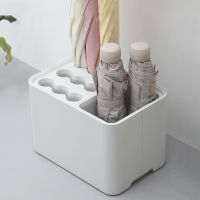 15 Slots Umbrella Storage Rack with Drain Tray Umbrella Basket Organizer Stand