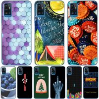 ♦ For ZTE Blade A71 2021 6.52 inch Cases Silicone Soft TPU Back Cover Protective Cute Fundas Luxury Coque Bags